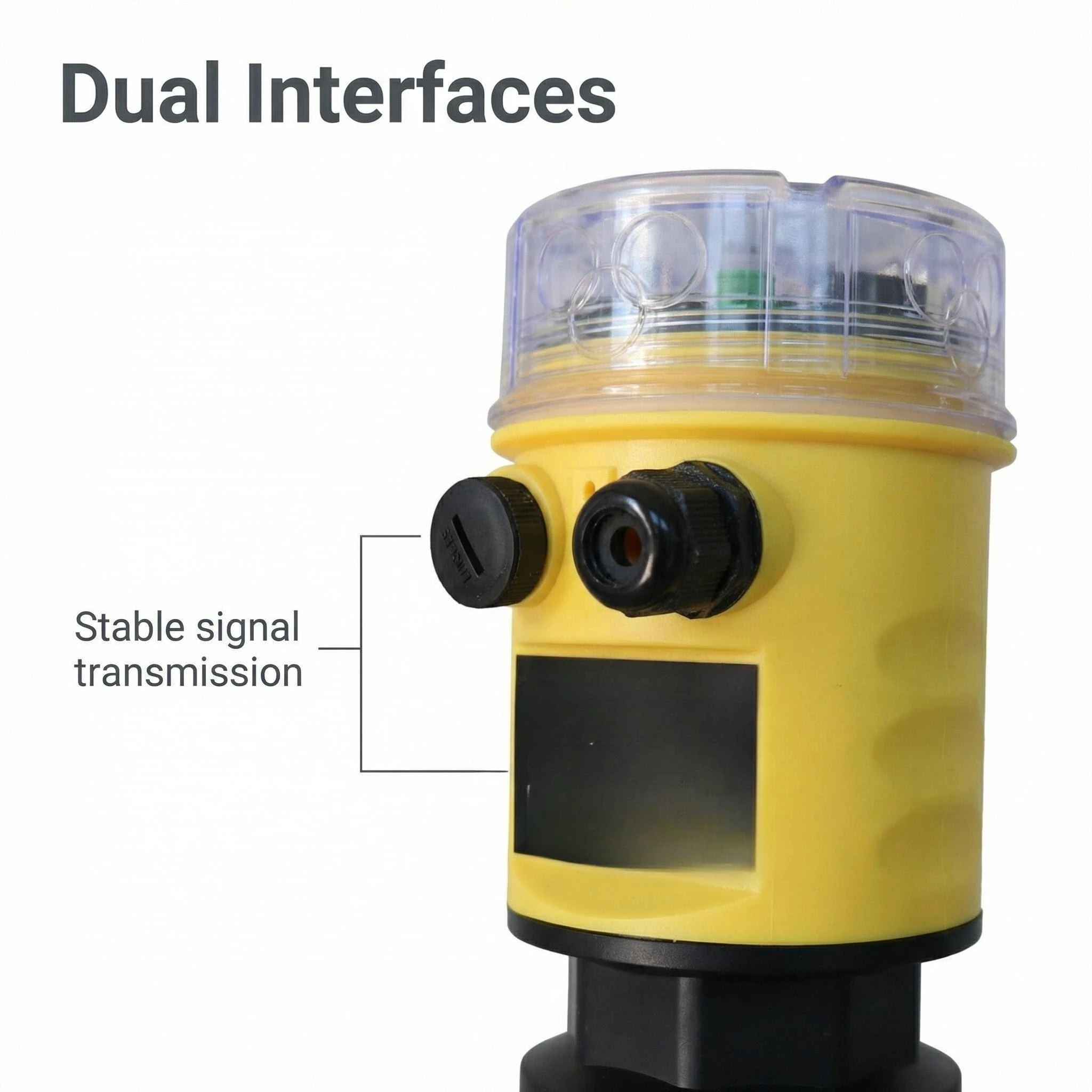 Non-contact Ultrasonics Level Gauge 24V DC High-precision Industrial Level Sensor
