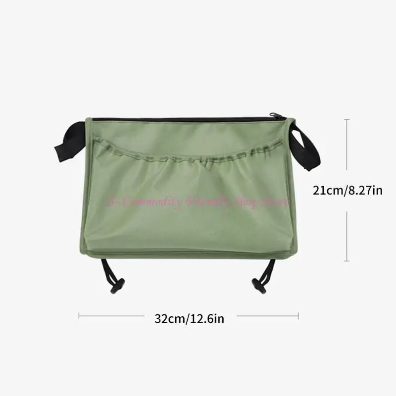 85AE multiple Pocket Baby Strollers Bag Baby Strollers Organizers Baby Pram Storage Offer Quick Installation for Busy Caregivers