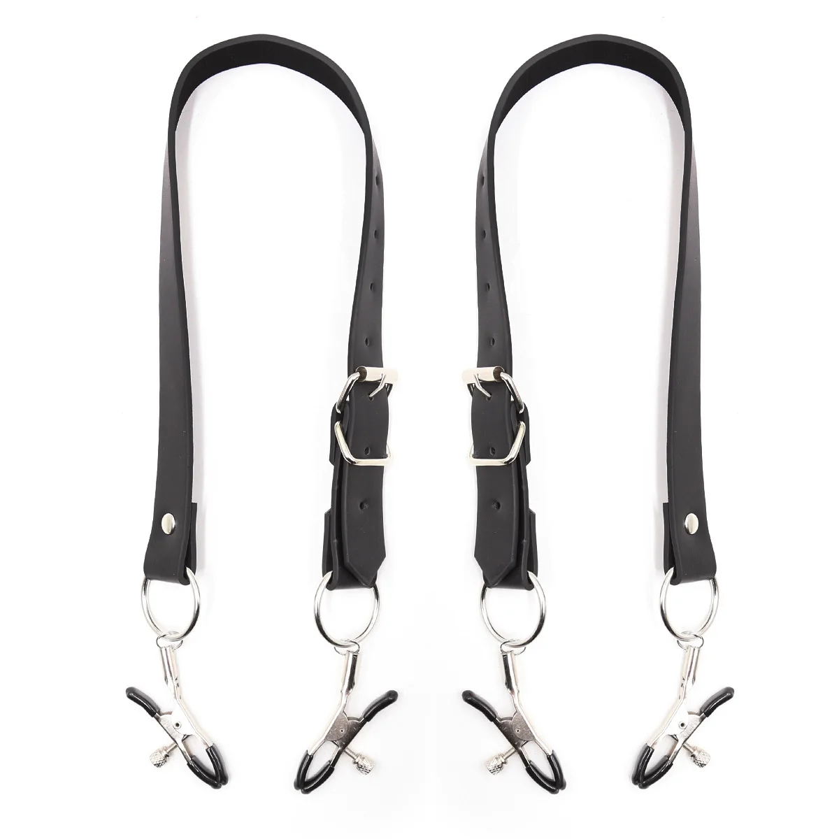 SM Bondage Labia Spreader Nipple Clips Vaginal Clitoris Clamps with adjustable…