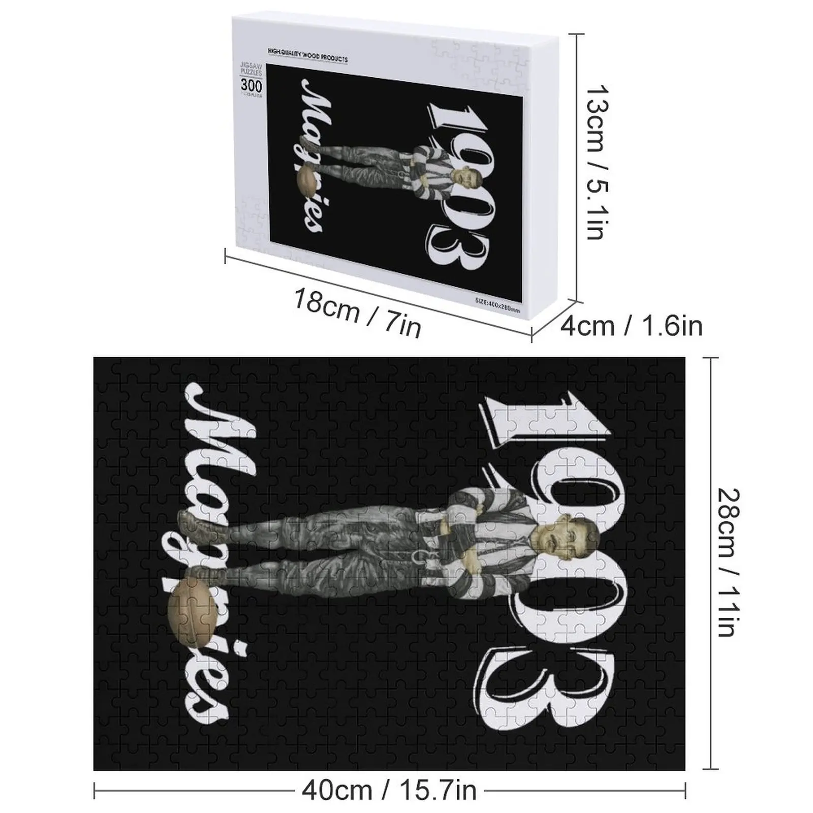 Goede oude Collingwood forever puzzel Kerstspeelgoed gepersonaliseerde geschenken puzzel