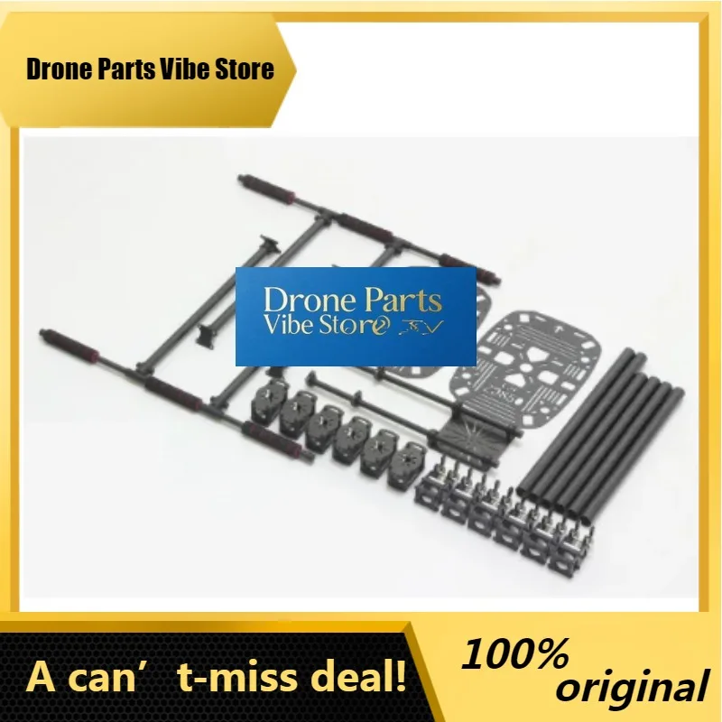 

DParts1ZD850 Full Carbon Fiber ZD 850 850MM Hexa-Rotor Frame Foldable Arm Hexacopter Frame Kit With Unflodable Landing Gear For
