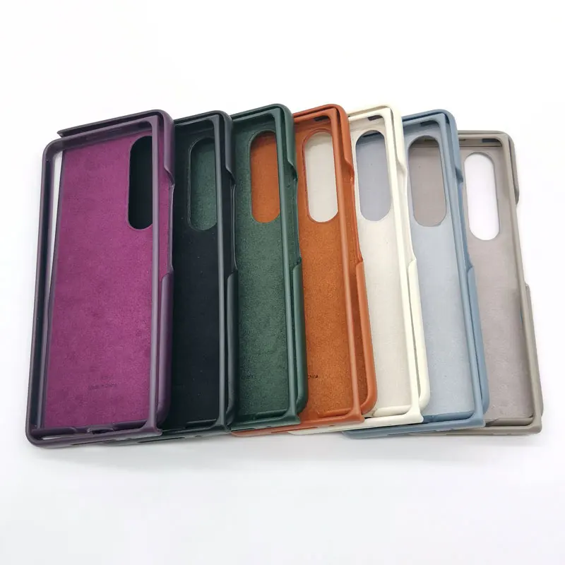 For Samsung Galaxy Z Fold 4 Fold4 Phone Case High Quality PU Leather Cover Back Protective Shell for Galaxy z fold 4 fold4 case