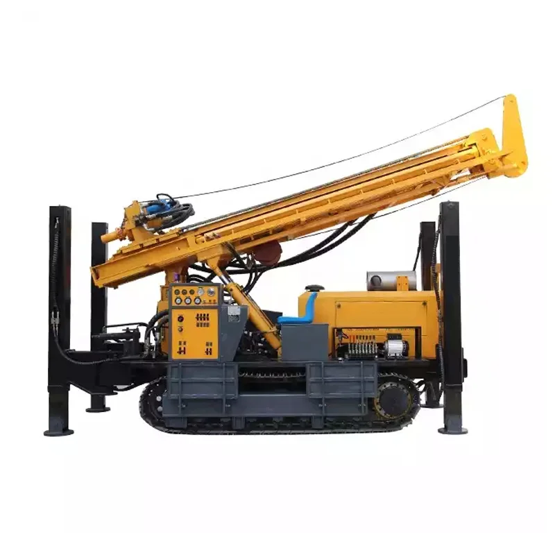 Crawler Borehole Mining Pneumatic Water Well Drilling Rig Machine Prices Hydraulic Diesel Water Well Rock Drill Rig Machine