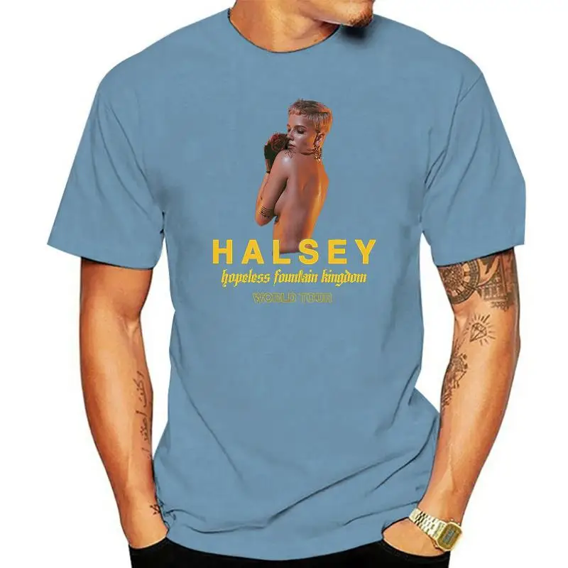 Halsey Tour 2022 Tshirt With Tour Date Black Color Short Sleeve Best Design 016189