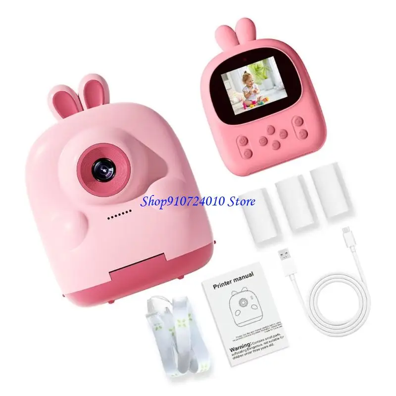 77hd 1080pビデオ録音とクリエイティブドゥードルの機能性教育教育のある子供向けのデジタルカメラトイを即座に印刷する