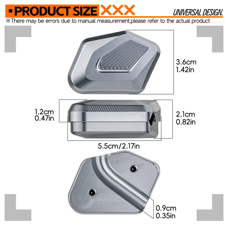 For BMW C400GT C400X C400 GT X CNC Foot Side Stand Pad Enlarger Support Kickstand Column Auxiliary BMW Motorcycle Accessories