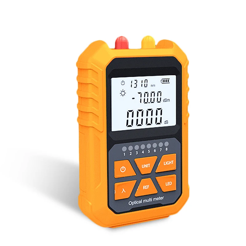 

4 In 1 Mini OPM FTTH Multimeters Network Fiber Optic Cable Tester Tool Optical Power Meter With VfL 30MW