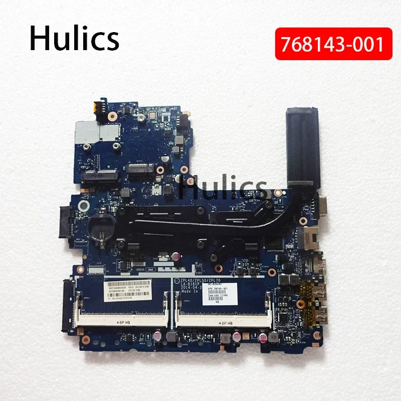 Hulics Used For HP Probook 440 450 G2 Laptop Motherboard 768143-501 768143-001 768143-601 LA-B181P I5-4210U I5 CPU Heatsink