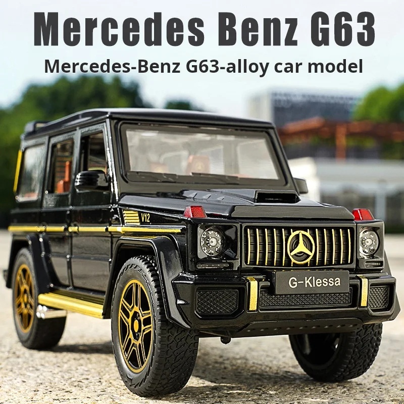 1/32 Benz G63 Zinc Alloy Car Model Simulation Metal Car Toys For Children Kids Diecasts & Toy Vehicles Off Road Car Toys Boys