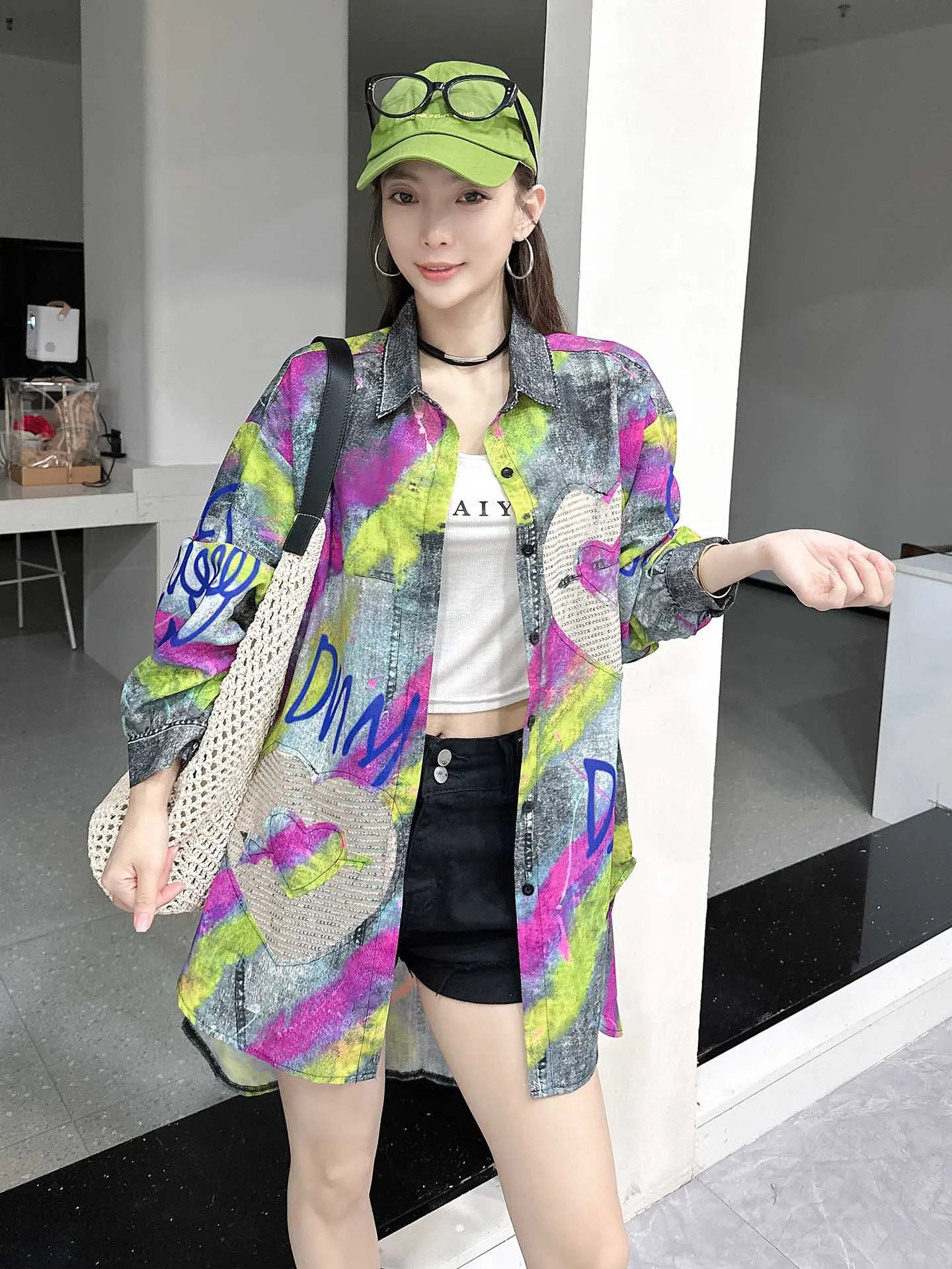 

High-End Cotton Linen irt Women's Long Sve Asymmetrical Design Casual Loose Fit Spring Autumn Linen Top Breathable