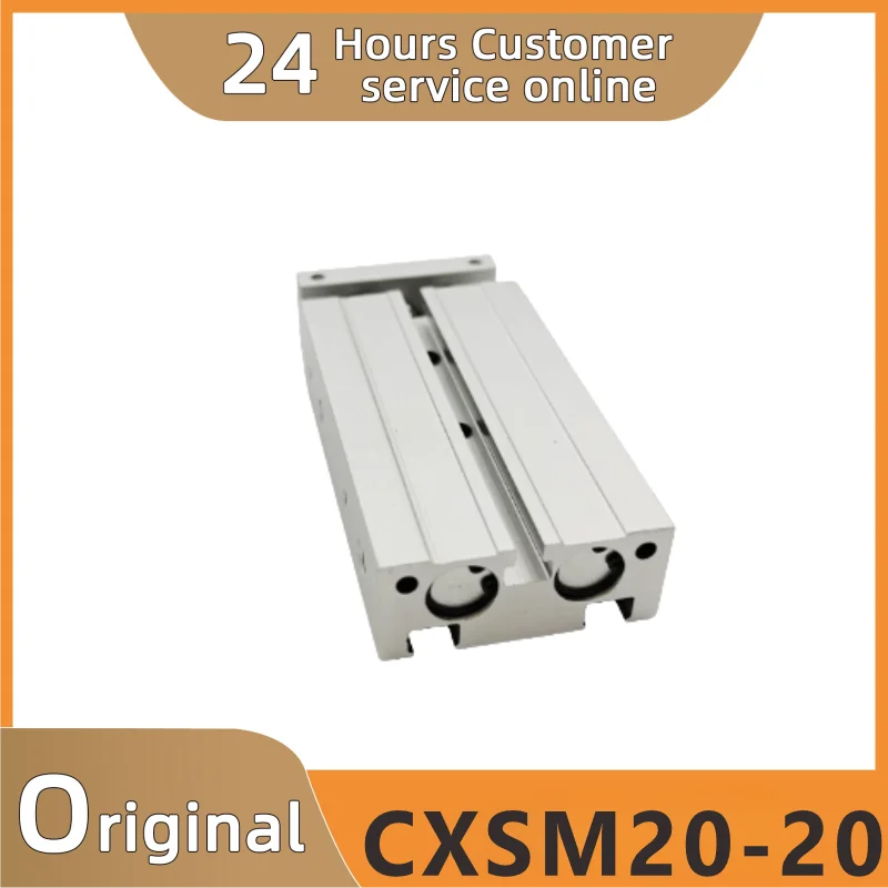 

New CXSM20-20 CXSM20-30 CXSM20-10 CXSM20-40 Pneumatic Dual Axis Double Rod Sliding Table Cylinder