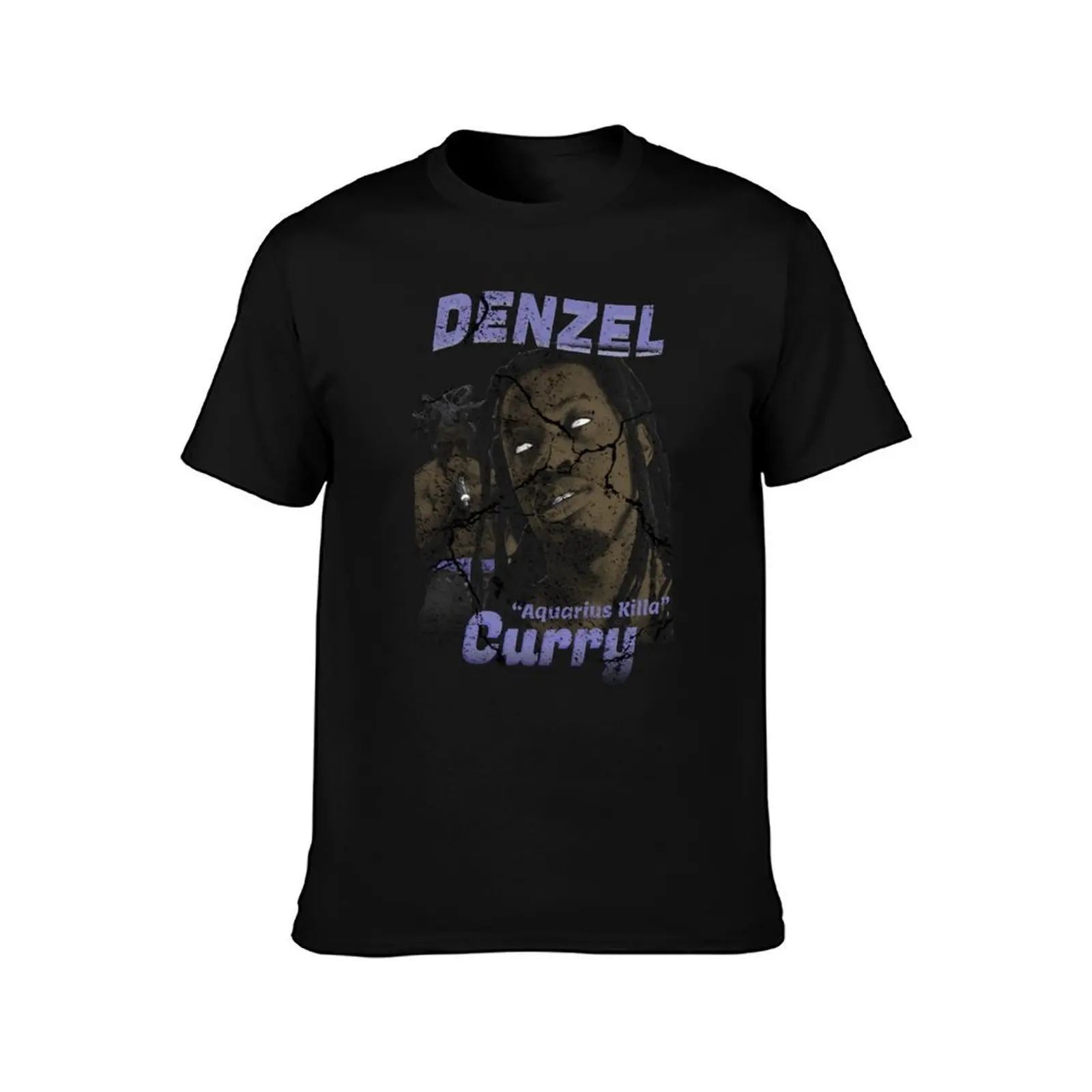 Denzel Curry Vintage Hiphop Tee T-Shirt Summer Casual Cotton Tee Oversized Streetwear Tops Vintage Graphic Print 100% Cotton