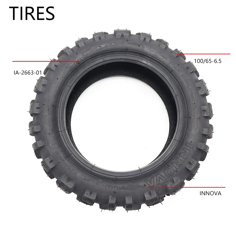 90/65-6.5 INNOVA tubeless Inflatable non-slip nylon tire electric motor scooter tires 11 inch thicken tires