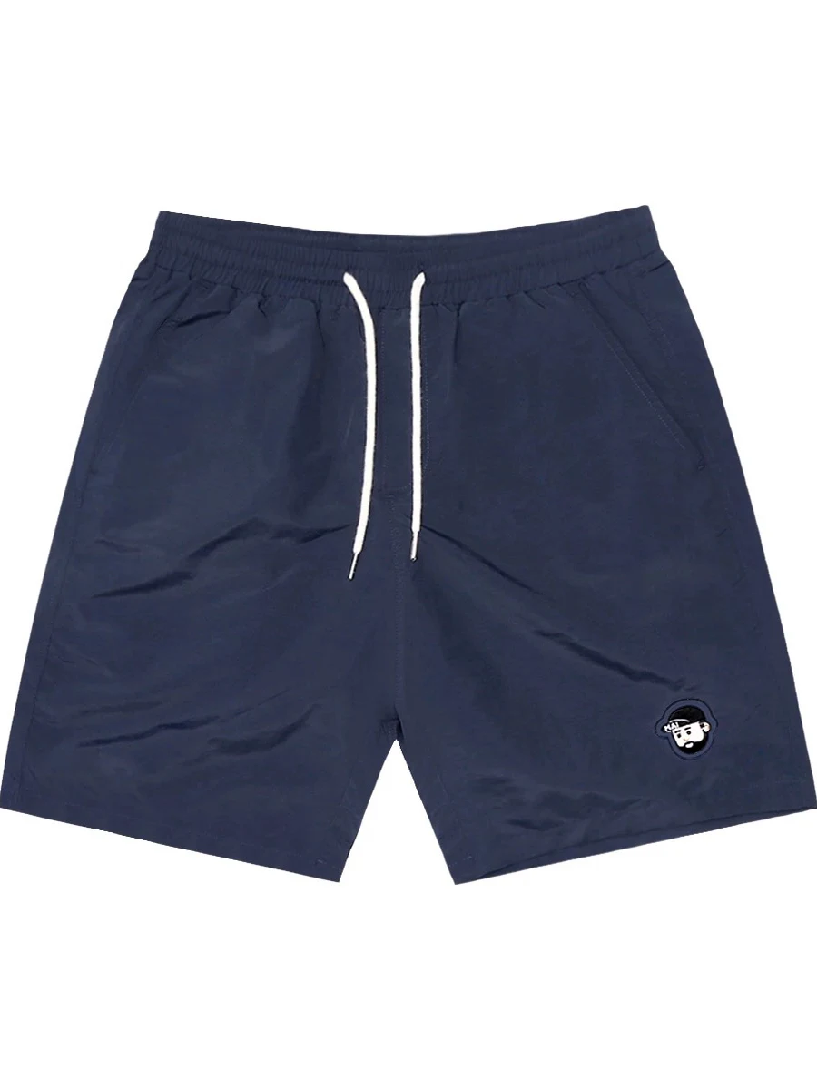 American Summer Logo Ricamo Qui Dry Allentato Casual Ors Fitn Sport Sottile Gamba Dritta Vita media Cintura Elastica