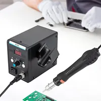 Soldering Station | 858D Hot Air Reserve Station | 700W with 3 Nozzles and Digital Display | SMD Soldering and Desoldering