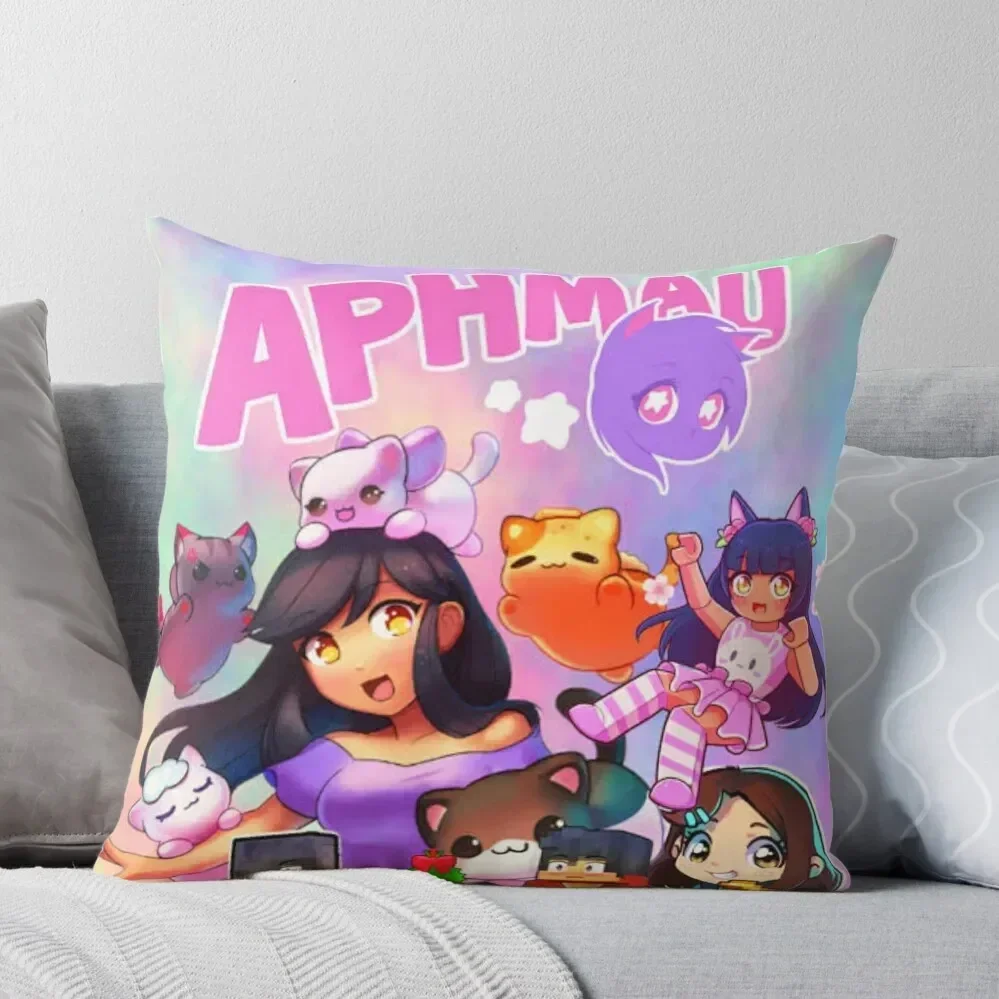 

Aphmau - Cute Art Throw Pillow Decorative Cushions For Living Room Decorative Sofa Cushion Pillow Case pillow