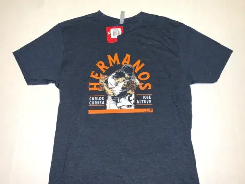 Футболка Hermanos с Карлосом корреей Хосе аллиу бейсбольными братьями, новая футболка средней длины или с коротким рукавом