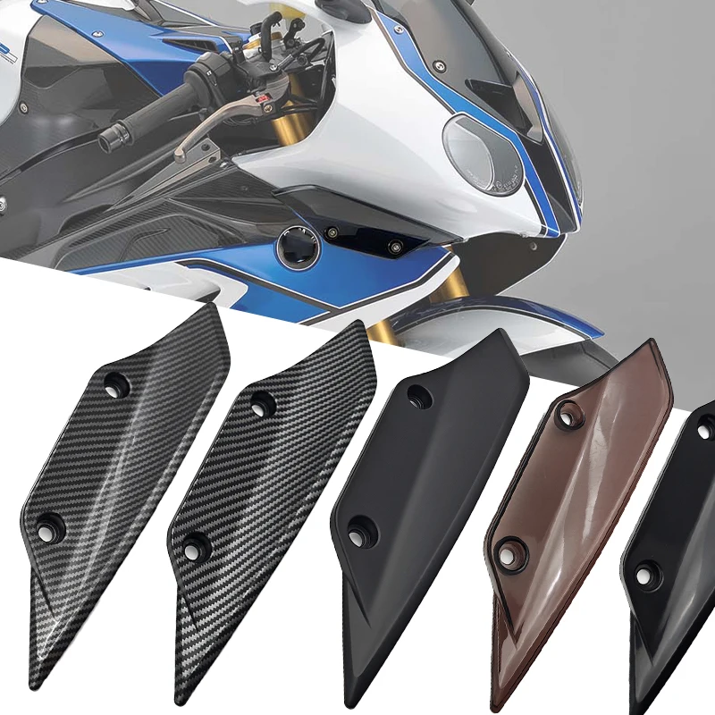 For BMW S1000RR 2015 2016 2017 2018 S 1000 RR S1000 RR  Windshield Fairing Wing Cover ABS Plastic Front Aerodynamic Winglets