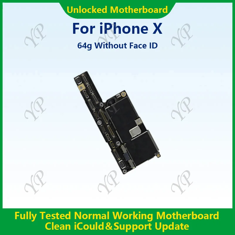 2025 Fully Tested 100%Working Mainboard For iPhone X/XR/XS/XS Max With Face ID 64g/256g Cleaned iCloud And Unlocked Phone