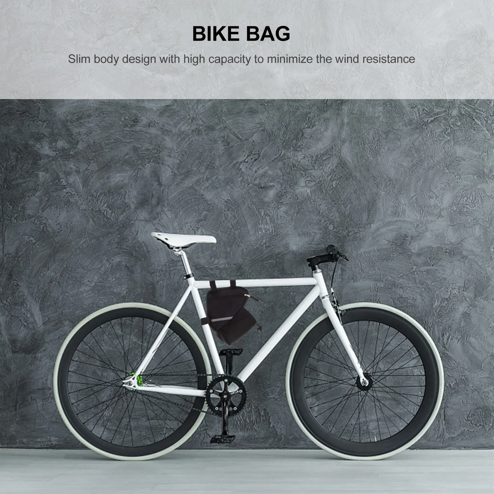 

Cycling Bike Bag Black Triangle Frame Pouch High Quality Nylon Storage for Bottle Phone Keys Tools Tools