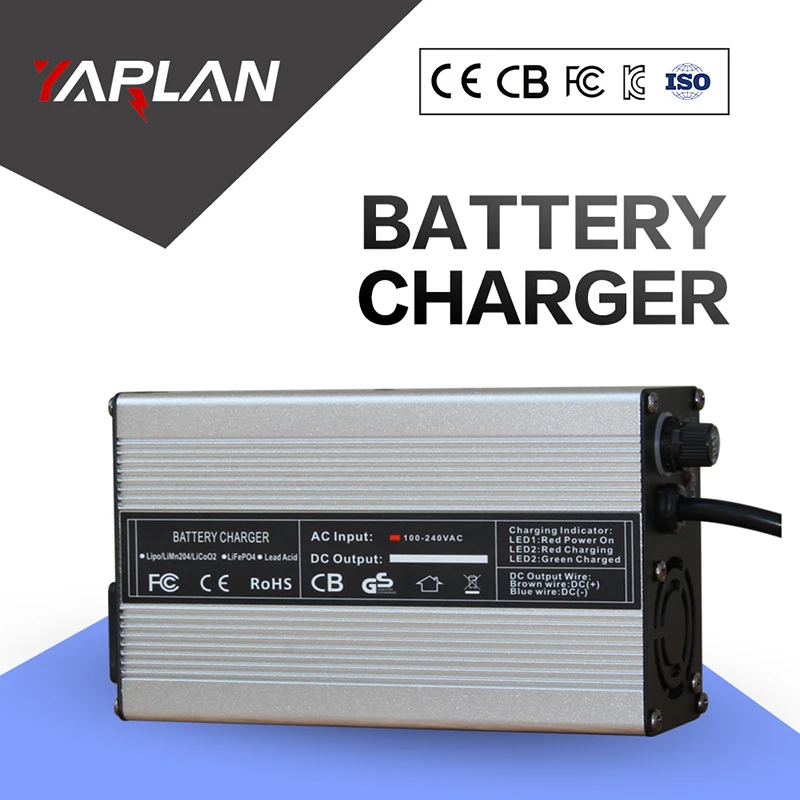 

71.4V 4A Charger Smart Aluminum Case Is Suitable For 17S 62.9V Outdoor Lithium Ion Battery Car Balance Car Safe And Stable