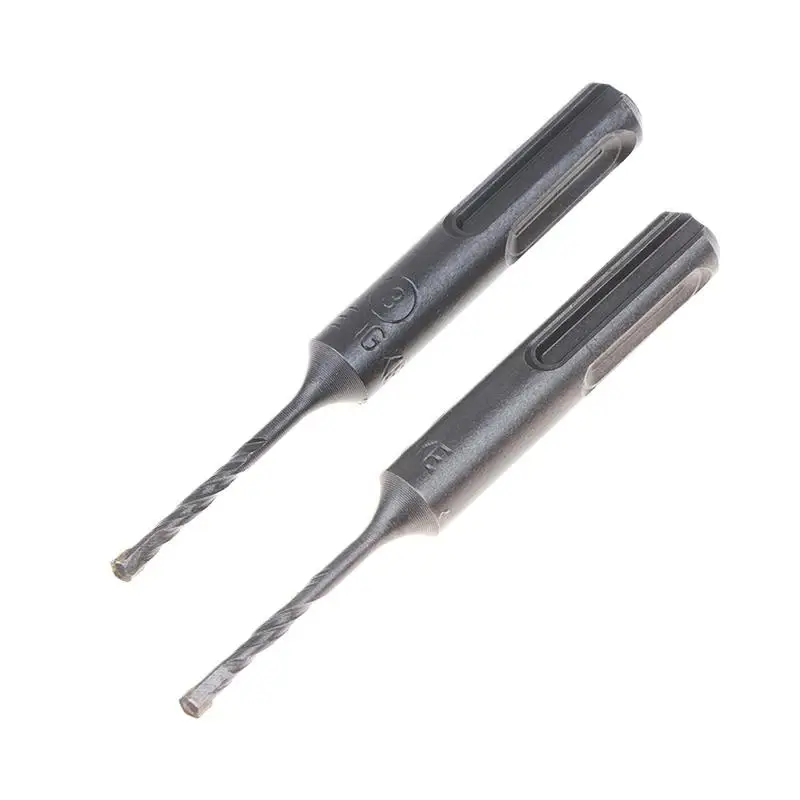 2/4/10 Stück 3mm Beton-SDS-Plus-Bohrer 85mm Schneidwerkzeuge Elektrischer Hammerbohrer Kreuzspitzen Rundes Schaftstück – Detail 9