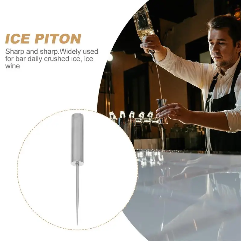 

Ice Pick and Cold Chisel Stainless Steel Ice Piton for Removing Ice and Snow Durable and Reliable Tool for Home and Bar Use