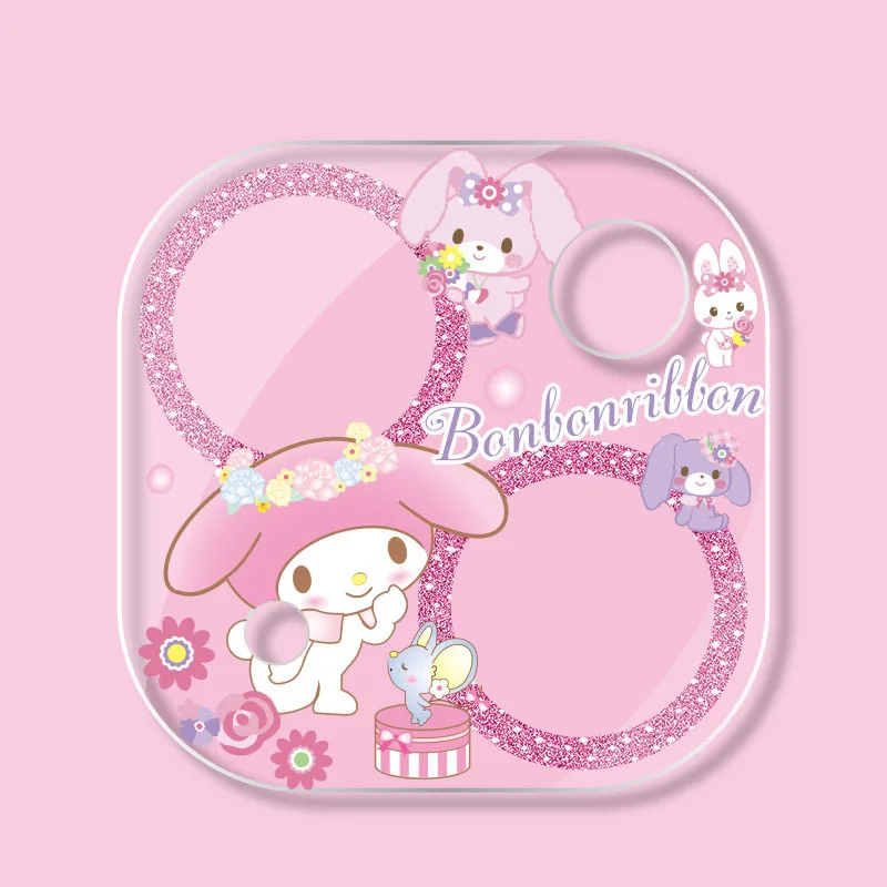 New Kuromi Lens Film For iphone 15 16Plus Sanrio Hellokitty for 13 MiniPro Max Kawaii Transparent Lens Tempered Anime Len Film