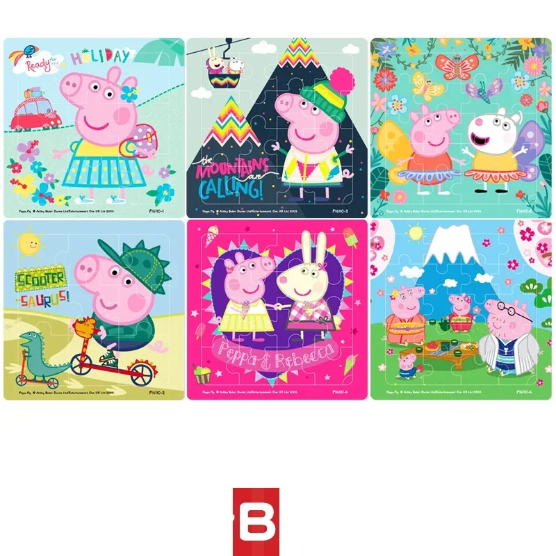 Peppa pig  MINI Jigsaw Puzzles Educational Toys Educational Puzzle Toy for Kids/Adults Christmas Halloween Gift