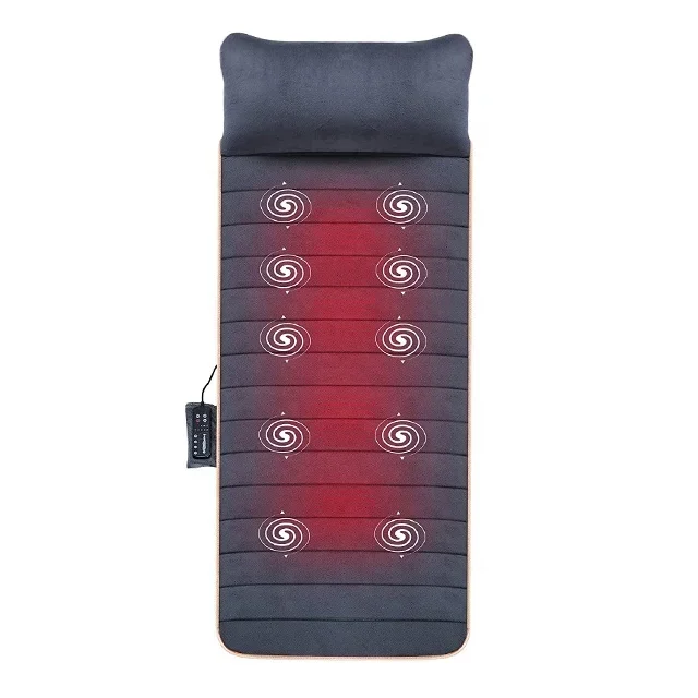 Vibrating massage mattress with heat therapy, massage tale mattress