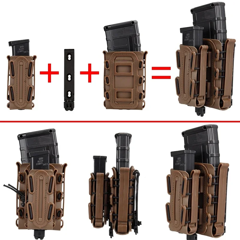 Kabura na magazynek 5.56 7.62 Soft Shell Fast Magazine Pouch Molle Clip M4 M16 Fastmag Carrier Toy Gun Mag Waist Holster Vest Pouches