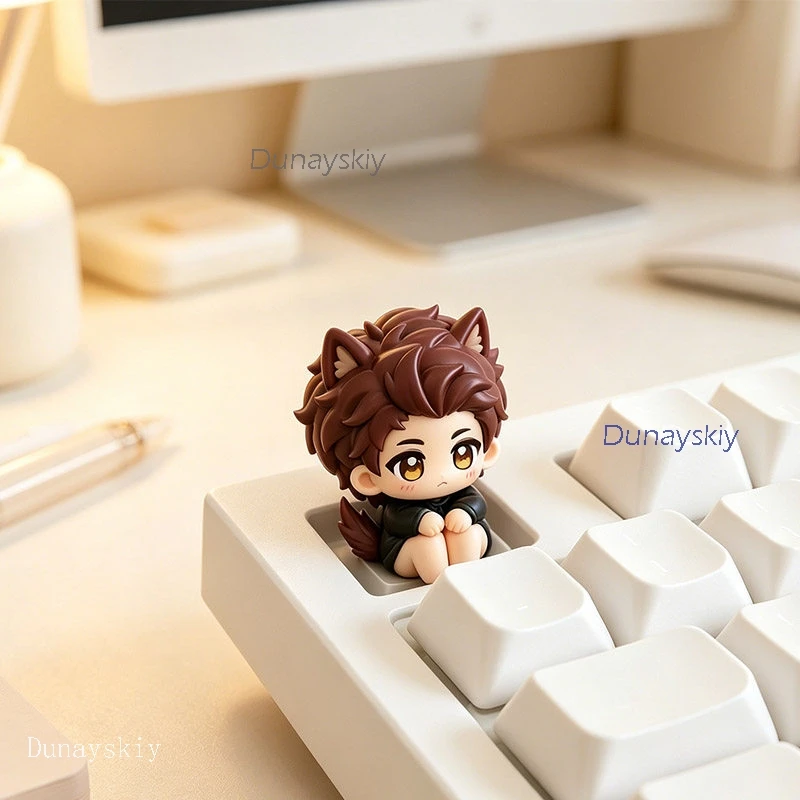 Love and Deepspace Ao Yin Valko Chibi 3D ESC Keycap – Mechanical Keyboard Decor, Cute Game Peripheral Accessory