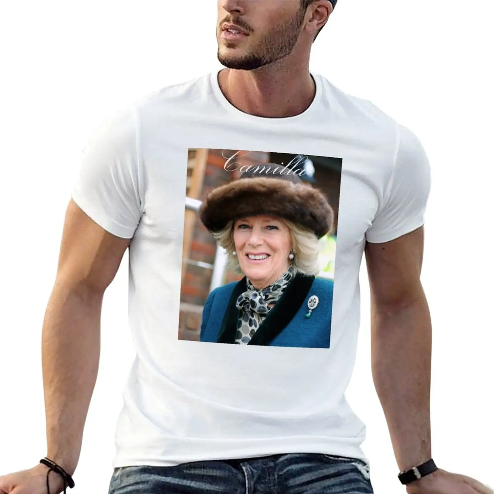 Camilla, Duchess of Cornwall T-Shirt Soft Anti-Shrink Cotton Tee