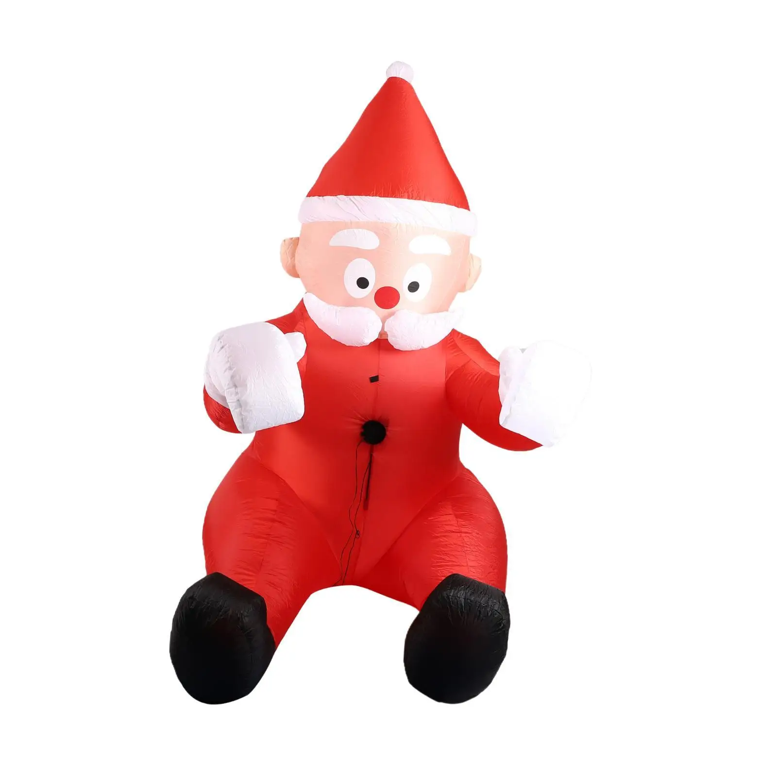 6.56ft Christmas Inflatable Hanging Santa Christmas Decoration Large Unique Yard Decor Props for Festival Winter Patio Vacation