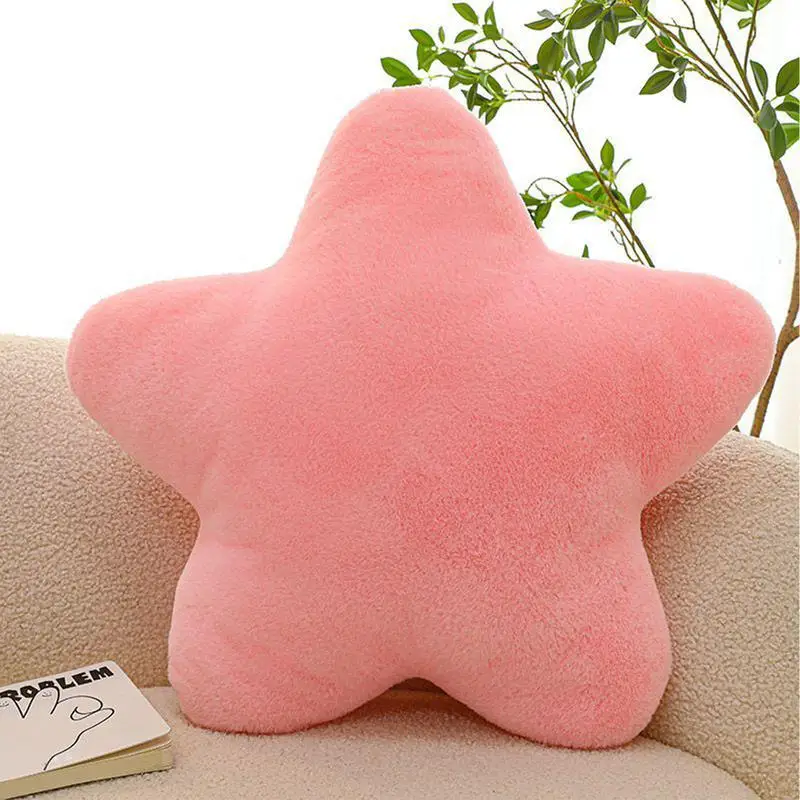 Star Throw Pillow Cuddly Stuffed Star Shape Sofa Cushion Stuffed Plush Toy For Room Decor For Living Room Nursery Couch Chair