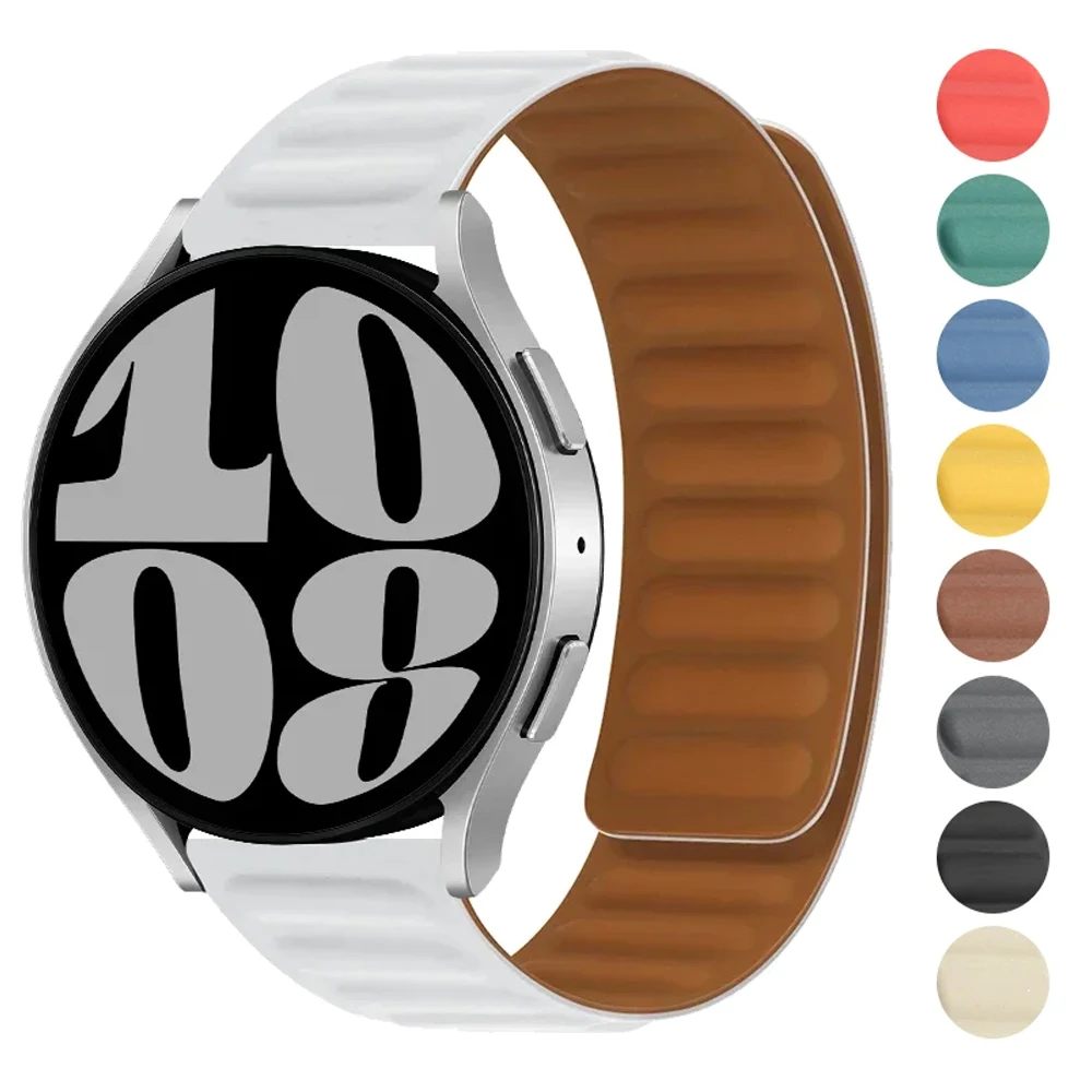 20/22mm opaska do samsung galaxy watch 5 4 6 classic 46mm 42/aktywna 2/3 bransoletka magnetyczna Huawei watch gt 2/3/Pro pasek