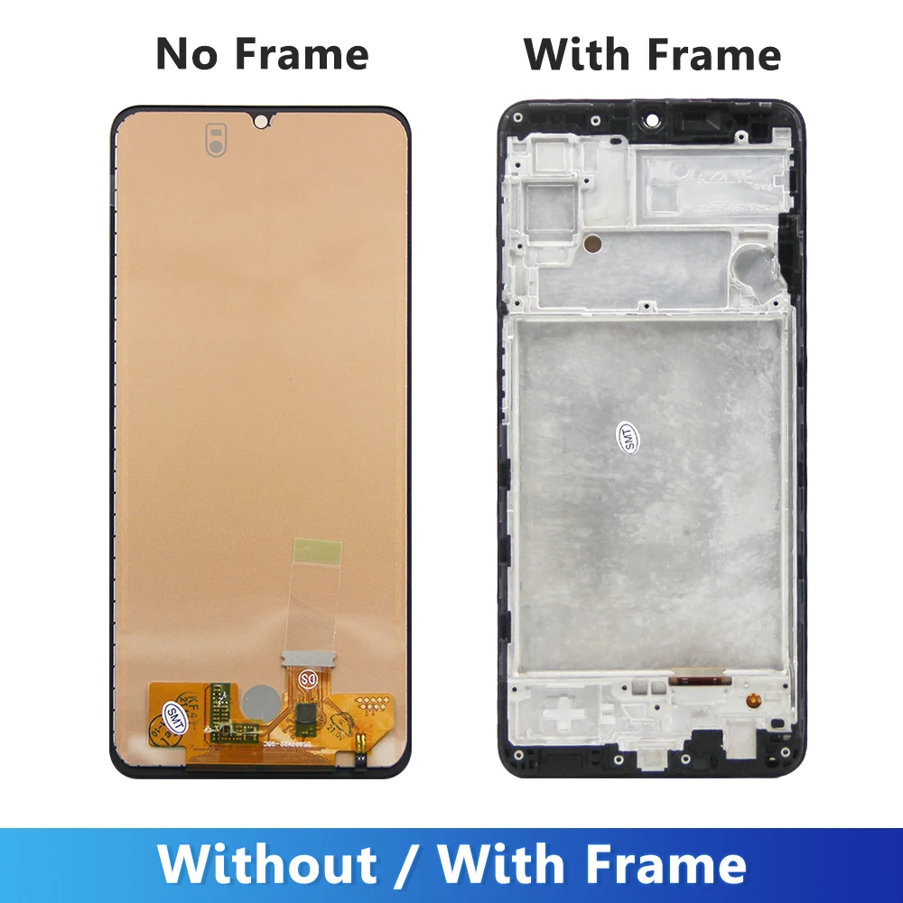 For AMOLED For Samsung A22 4G A225 SM-A225F SM-A225F/DS LCD Display Touch Screen Digitizer Assembly For Samsung A22 4G