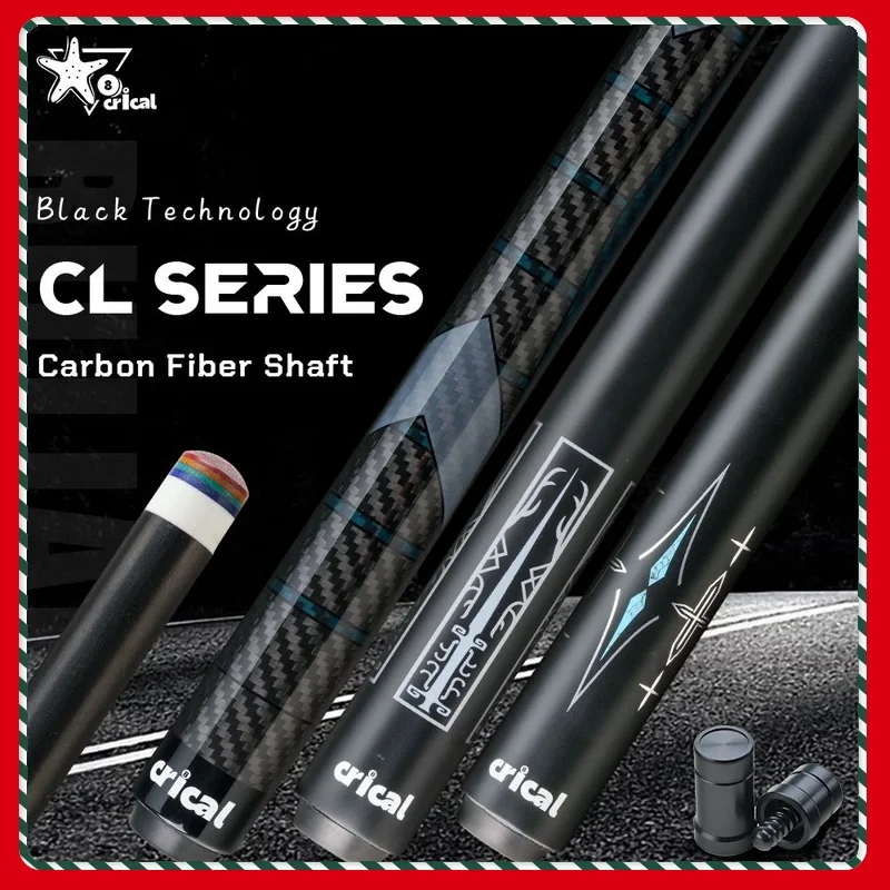 

Crical Carbon Fiber Pool Cue Stick Carbon fiber Billiard Cue Stick Kit low deflection 3/8*8 joint with billar Cases