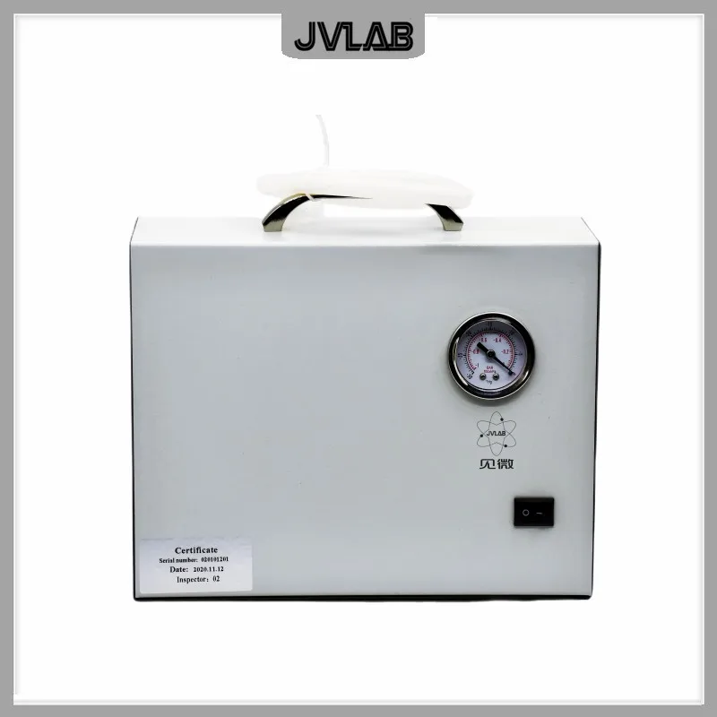 

Oilless Vacuum Pump Oil-free Diaphragm Vacuum Pump JXZ-2 Portable Lab Pump 10 L/min Positive & Negative Pressure 80W AC220V 50Hz