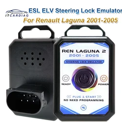 ESL ELV Steering Lock Emulator for Renault Laguna 2 2001-2005 Simulator Plug And Start with Lock Sound