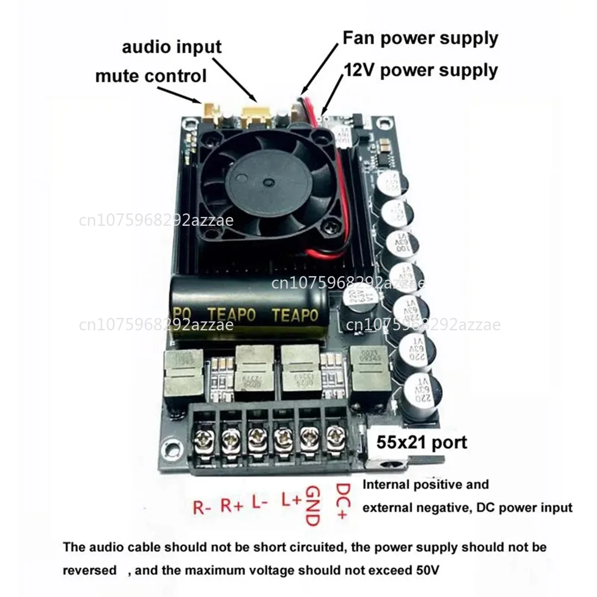 

TPA3255 Fever HIFI цифровой усилитель плата 600 Вт высокая мощность 300 Вт * 2 модуль стереоусилителя