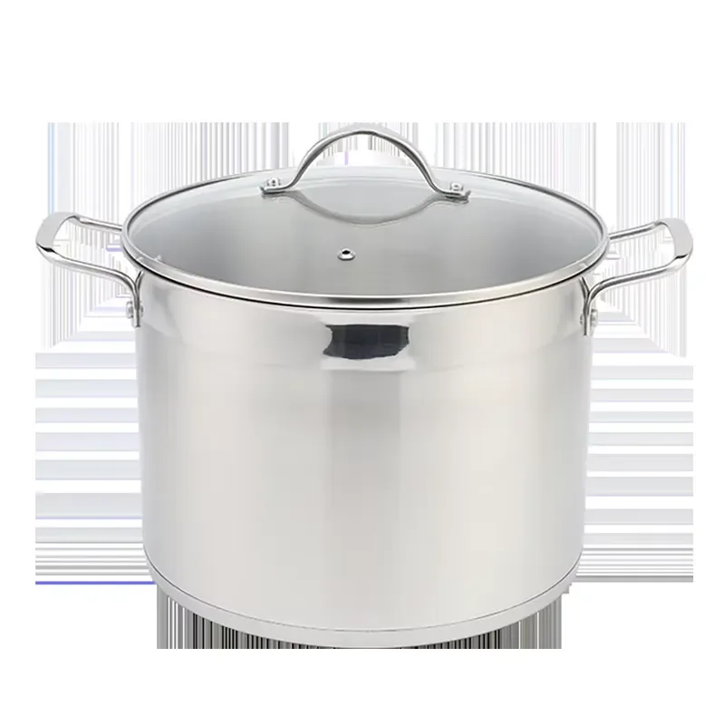 for 24cm 8QT Stainless Steel Soup Pot Saucepan Cookware Casserole