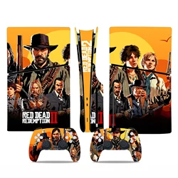 Red Dead Redemption 2 FOR PS5 Slim Disc Skin Sticker Decal Cover for Console and 2 Controllers New PS5 Slim disk Skin Vinyl