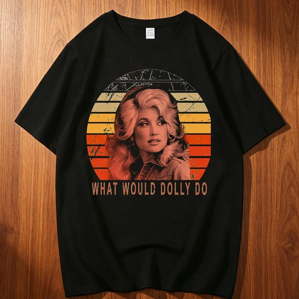 Dolly Parton cotton shirt teen Grunge aesthetic Graphic Trendy t-shirt Trendy harajuku 2000s Gothic
