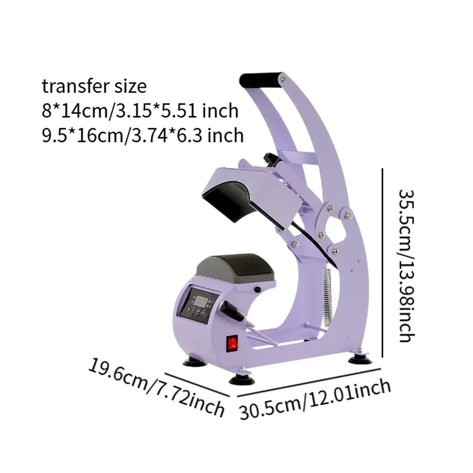 

Hat Cap Sublimation Machine Device DTF Heat Press Kit Tool Easy Press Heat Press Equipment for Cap Transfer Sublimation Stamp