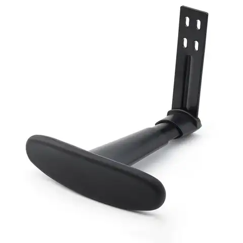 사무실 의자 팔걸이 조정 가능한 컴퓨터 사무실 회전 의자 팔걸이 발판 세트 플라스틱 팔걸이 패드 사무실 의자 액세서리