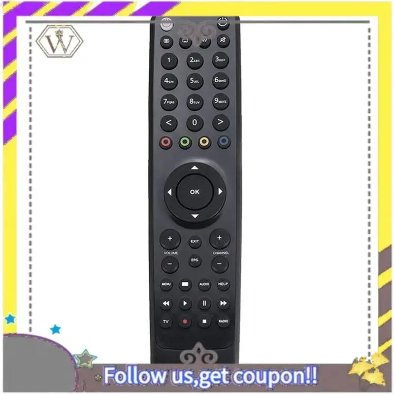 AU33-2X Replacement Remote Control With Light Satellite Receiver For VU+ SOLO 2/Meelo Se/Vu Solo2 Se SAT TV Set-Top BOX