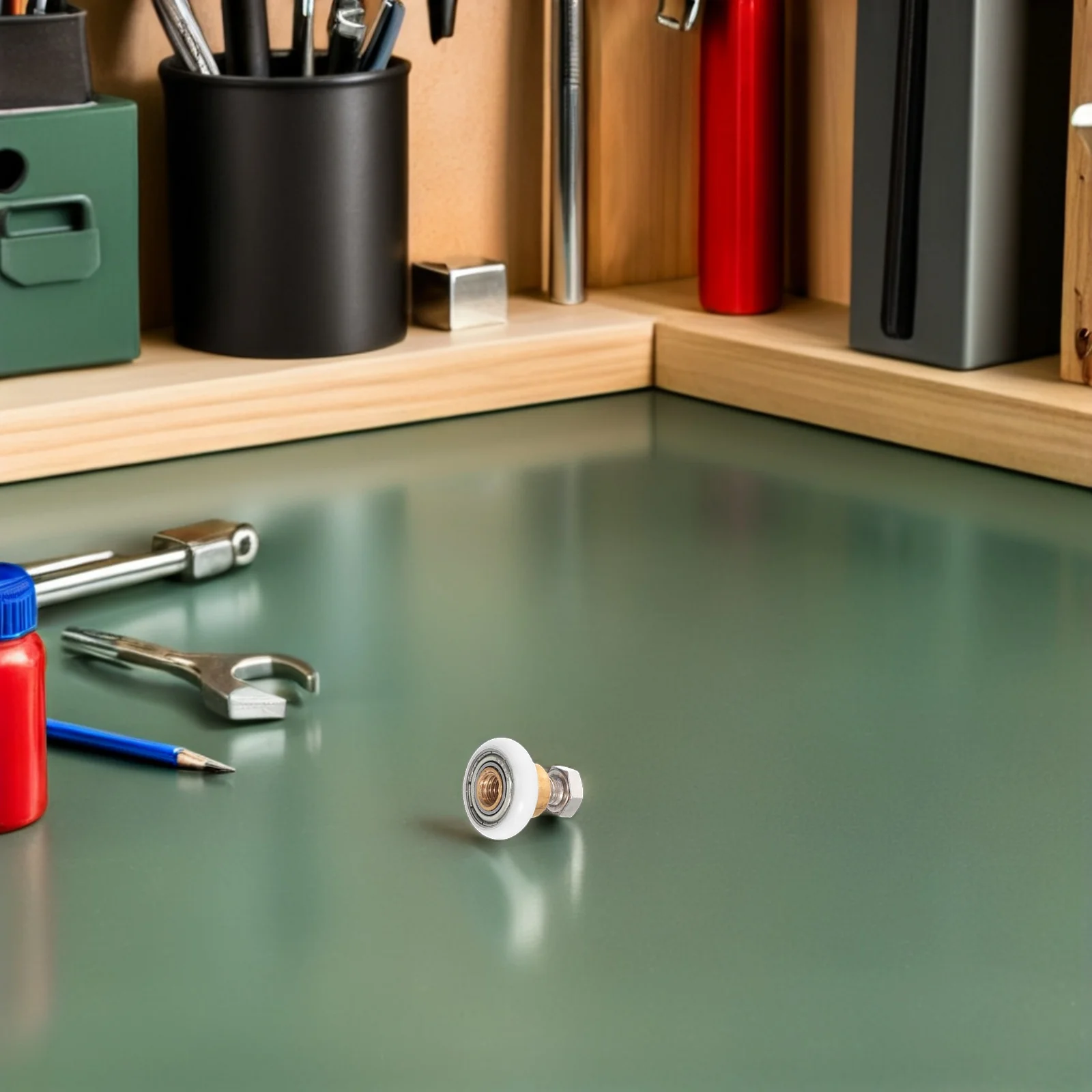 

4Pcs Bathroom Sliding Glass Door Rollers 20mm Silent Smooth Operation Durable Replacement Kit Sliding Door Wheel Kit