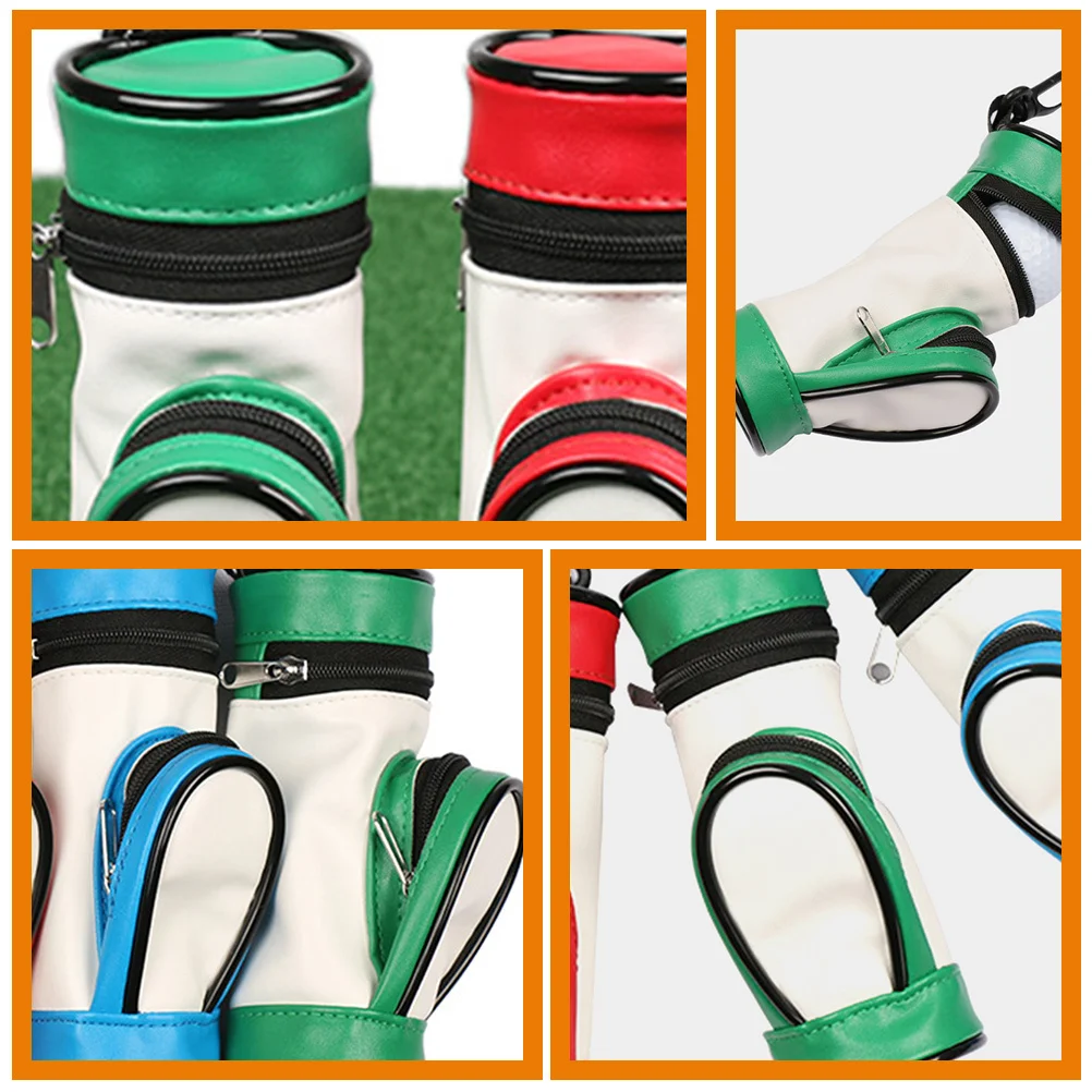 حقيبة جولف قابلة لإعادة الاستخدام بتصميم عصري تحمل ما يصل إلى ثلاثة كرات مثالية للاعبي الغولف للاستخدام اليومي وحقيبة جولف للهدايا