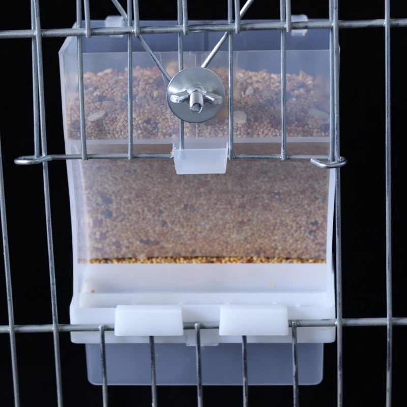 1PC Practical Plastic Removable Feeder Pet Bird Container Parrot Cage Hanging Automatic